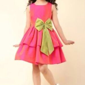 A.T.U.N. Pink and Green Kids Dress